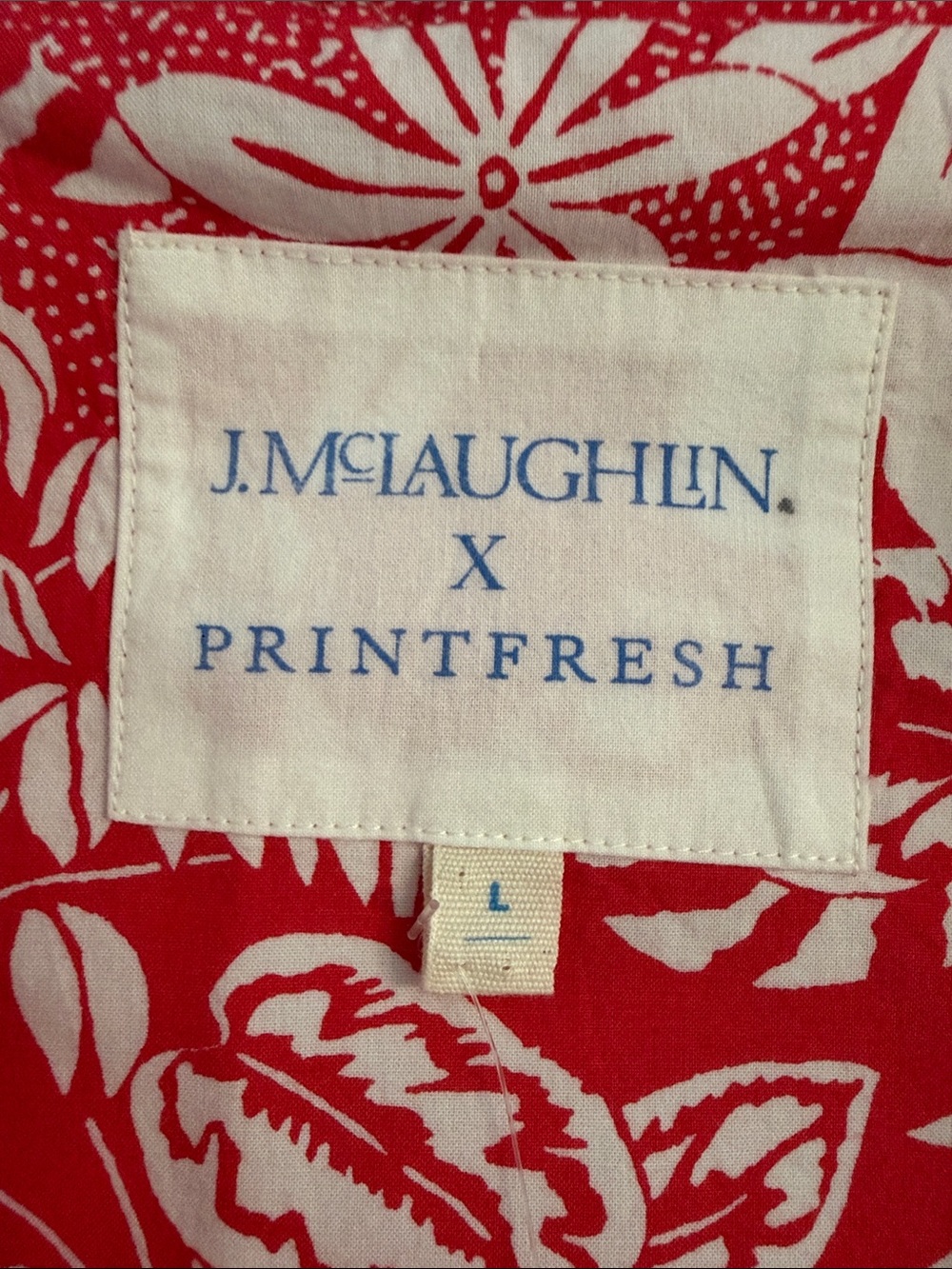 Printfresh x J. McLaughlin Swinging Palm Short PJ Set NWT - Picture 6 of 10